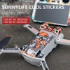 Drone Stickers Set Waterproof Skins Sticker Compatible for DJI Mini