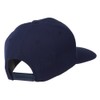 Old English E Embroidered Flat Bill Cap - Navy OSFM