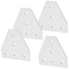 203040 T Shape Joining Plate Aluminium Alloy 5‑Hole Joint Bracket