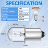 Fugedox XPR18 18v 0.6A Xenon Flashlight Bulb fit for Dewalt
