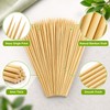 Acrux7 1200PCS 12 Inch Bamboo Skewer Sticks for Grilling 4mm