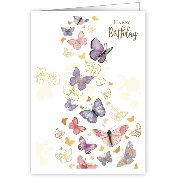 Quire Mac Classic Card Happy Birthday Butterflies