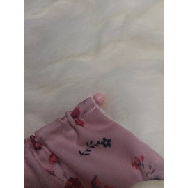 Unbranded 1:12 Scale Dollhouse Miniature Scalloped Valance 4 X 2 With Rod Pink Floral