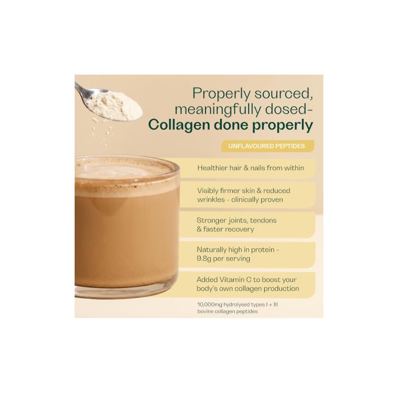 Rheal Bovine Collagen Peptides Powder 303g