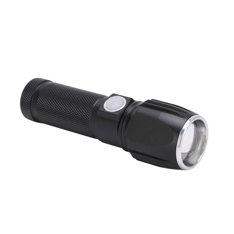 Flash Light P01 Portable Waterproof Black Handheld Flashlights with Data