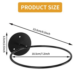 xocome 3 Pieces Ball Holder Wall, Ball Holder Made of Iron Wall Ball Holder Basketball Holder Wall Mount Ball Wall Mount for Basketball, Football y Volleyball