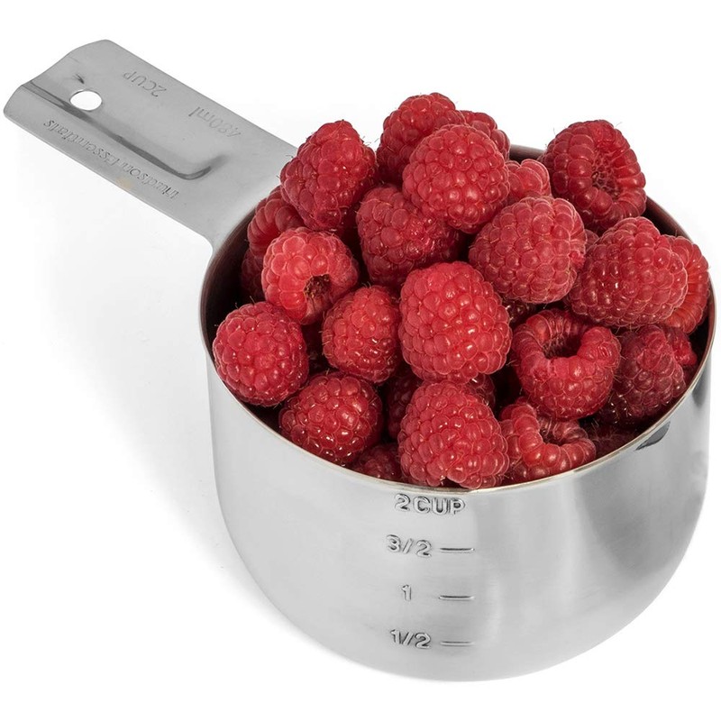 Hudson Essentials Stainless Steel Measuring Cups and Spoons Set (1