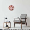 NOMEDOGYIM Donuts Wall Clock Single Pink Ones Battery Powered Wall