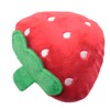 LQ Industrial Exquisitely Crafted Plush Strawberry Toy Pet Supplies Suitable