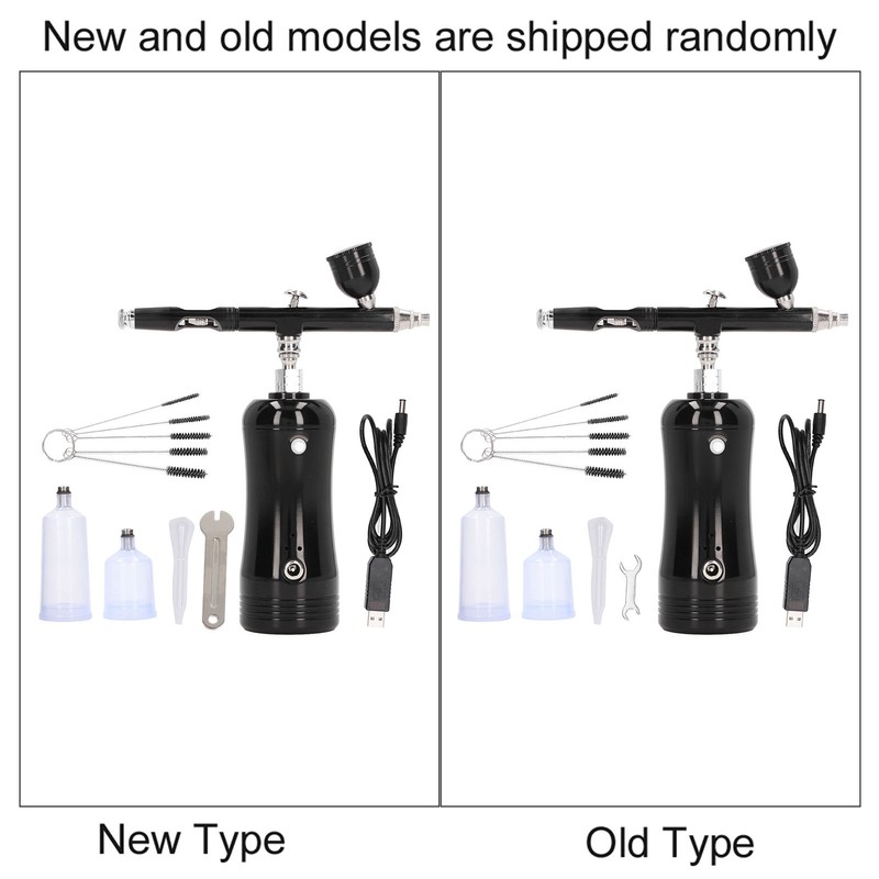Upgraded Airbrush Kit with Air Compressor Portable Cordless Gun Rechargeable