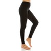 Sofra Ladies High Waist Fleece Leggings Regular & Plus