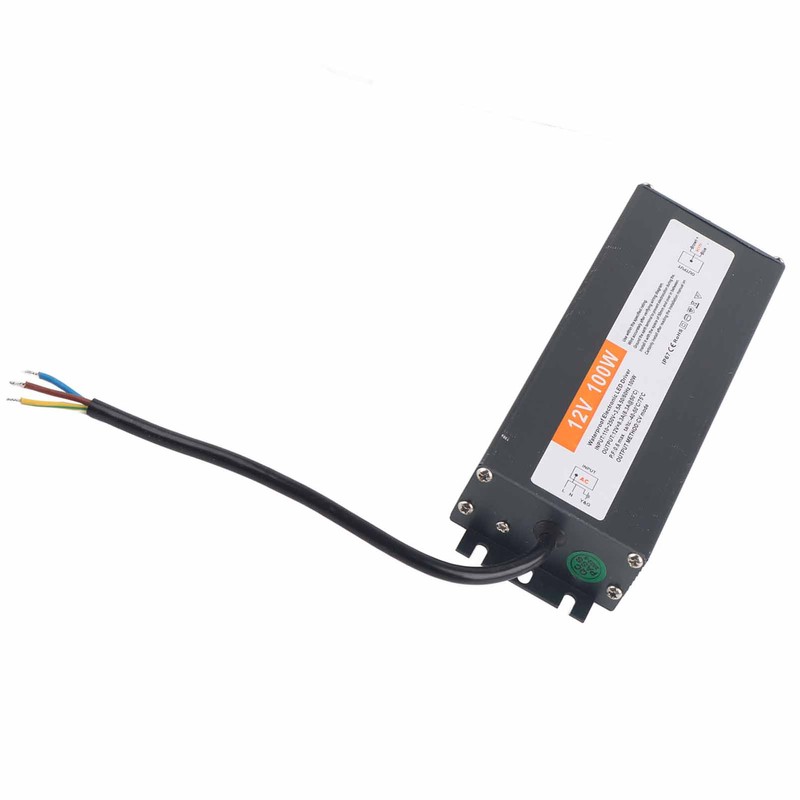 100W Ultra Thin Waterproof Power Supply Transformer Adapter LED Driver