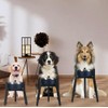 Adjustable Dog Bowl Holder, Width Adjustable 7-10.7 Inch, Height 9.8-13.4