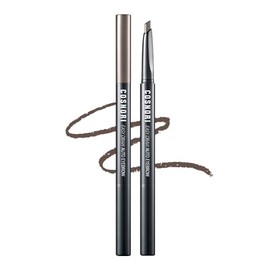 COSNORI Easy Draw Auto Eyebrow 03 Dark Choco – Teardrop Tip, Long Lasting Eyebrow Pencil with Brush, Smooth Application, Natural Brows, 0.01 oz (0.3g)