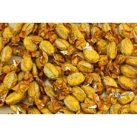 Planet Sweets Ginger Hard Candy - 1.5 Pounds - Natural Color and Flavor Drops Individually Wrapped Bulk Candies