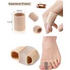 Golbylicc Bunion Toe Separators for Overlapping Toes Women Men, Gel
