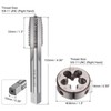 sourcing map 2pcs Tap and Die Set, 5/8-11 UNC Thread