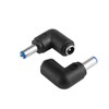helpers lab DC Connector Angle, 5 Pieces Angle Plug, Male