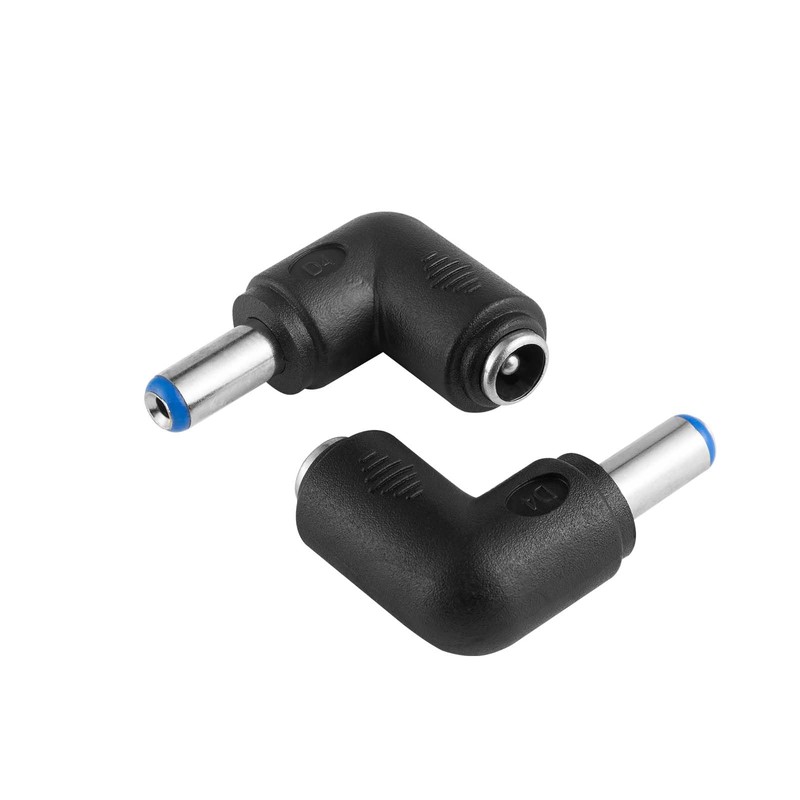 helpers lab DC Connector Angle, 5 Pieces Angle Plug, Male