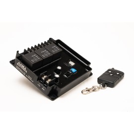 RF Remote Control System, Reverse Polarity 12VDC Motor Control with Auxiliary Switch and Limit Switch Functionality.