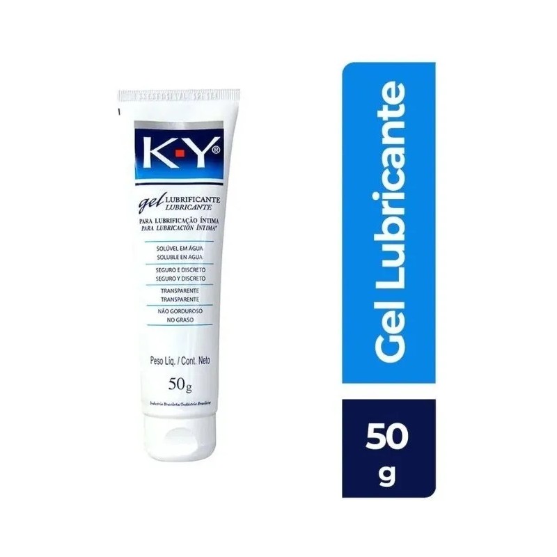 Gel Lubricante Íntimo K-y A Base De Agua Envase 50