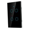 WiFi Touch Screen Switch Single Circle for 4‑Way AC