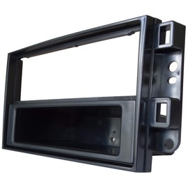 Aerzetix - Car Radio Adaptor Radio Fascia Frame Adaptor 1 DIN 2DIN Black