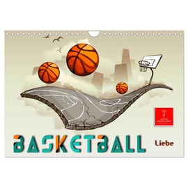 Basketball Liebe (Wandkalender 2026 DIN A4 quer), CALVENDO Monatskalender