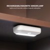 Motion Sensor Night Light Magnetic Rechargeable 6500K White Light Small