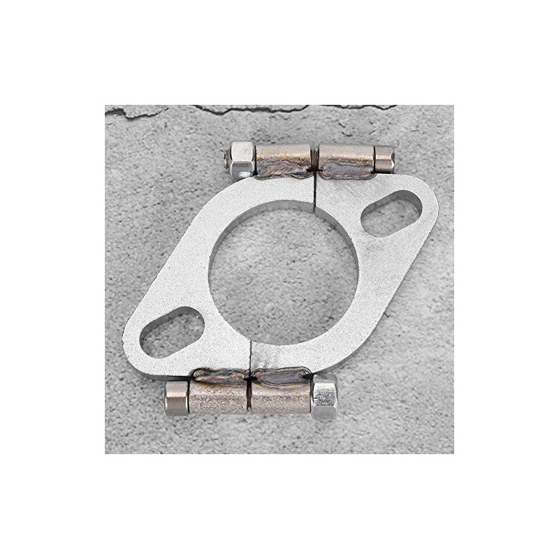 Yctze Exhaust Flange 2 inch Flat Oval Split Repair Exhaust