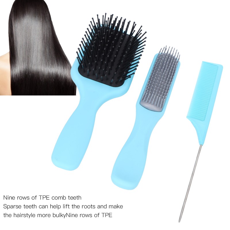 3 Pcs Hair Comb Set Hairdressing Care Styling Comb Set