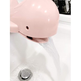 Faucet Extender for Toddler, Sink Spout Water Extender for Baby, Kids Children, Whale - Pink (for Girl)