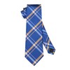 HISDERN Mens Tie Royal Blue Ties for Men with Pocket