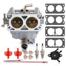 MOTOALL 0E25480ESV Carburetor Kits for Generac Guardian E0506 0E0506 E2548 0E2548 0E25480SRV Replace for 0G4612 0K1588 GP15000 GP17500 GT760 GT990 GTH990 with Spark Plug Fuel Pump Oil Filter