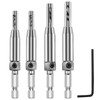 4PCS Self Centering Drill Bit, Hinge Drill Bit Self Centring,