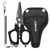 SAMSFX 6.5’’ Fishing Scissors with Non-Slip Grip Handles and Micro