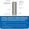 ACDelco UltraMAX 10-Count AAA Batteries, Alkaline Battery with Advanced Technology,