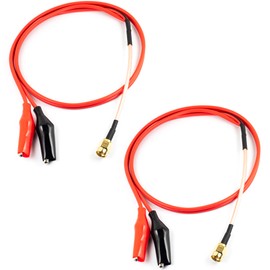 risingsaplings 2pcs SMA Male to Double Alligator Clips Tester Cable RG316 50cm / 19.5"