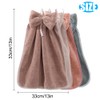 4Pcs Bowknot Hanging Hand Dry Towels, FHDUSRYO Microfiber Coral Velvet