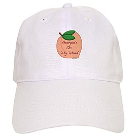 CafePress Georgia Minded Peach Cap Unique Adjustable Baseball Hat