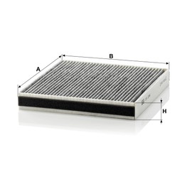 Original MANN-FILTER Interior Filter CUK 2246 – Pollen filter with active charcoal – For passenger cars