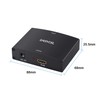 EASYCEL Component to HDMI Converter + 1.2 Meter HDMI Cable,