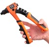 Manual Rivet Gun Kit with 80 Aluminium Rivets, Hand Riveter