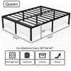 EMODA Queen Bed Frame No Box Spring Needed 18 Inch