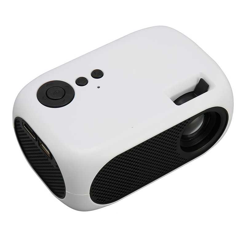 M24 Mini Portable Projector Multifunction 360 Degree Surround Sound Home
