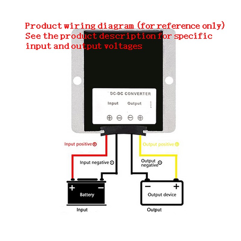 Areyourshop Waterproof DC/DC Converter Regulator 12V Step Up to 15V