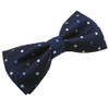 Bowties.jp bd026 Navy Dot Bowtie, Bowtie, Easy to Wear Type,