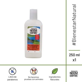 Acondicionador Natural Vegano- Sin Quimicos Sales Parabenos Petrolatos- Anti Frizz- Con Aceites De Argan Jojoba y Neem - bienestar NEEM ERFRE (Individual)