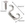 Dorytop 8-Pack Jewelry Hooks, Mini Small Hooks Necklace Hook Door