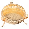 Fruit Tray Metal Round Place Snacks Small Jewelry Multifunctional Home